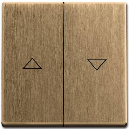 Лицевая панель ABB Династия для 2-кл. выключателя жалюзи античная латунь фото Лицевая панель ABB Династия для 2-кл. выключателя жалюзи античная латунь картинка